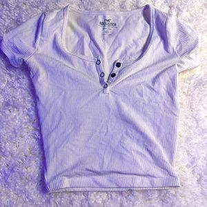 Hollister cropped shirt